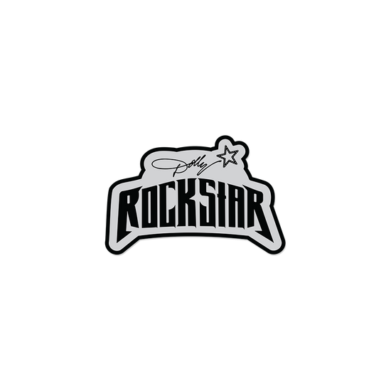 Rockstar Light Grey Sticker