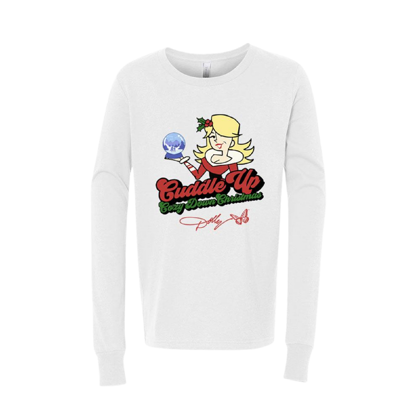 Cuddle Up, Cozy Down Christmas Youth Longsleeve