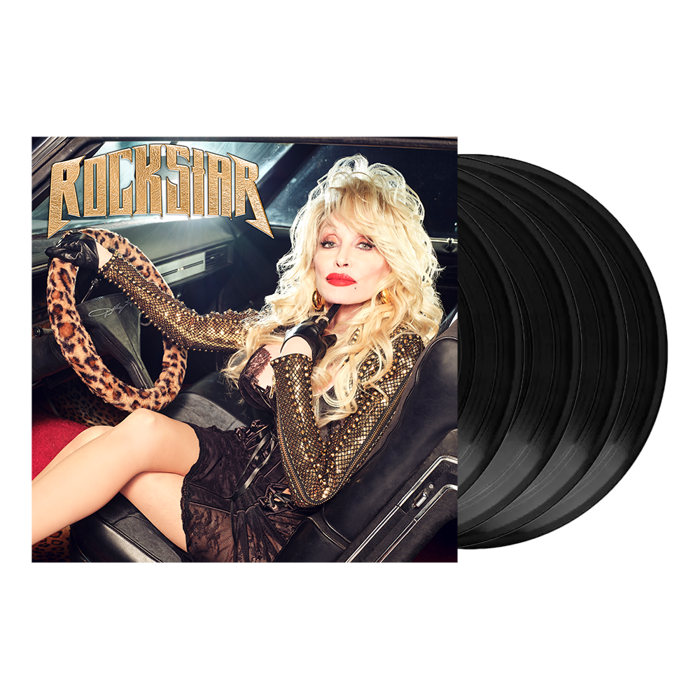 Rockstar 4LP Dolly Hot Rod Cover Clear Vinyl Box Set