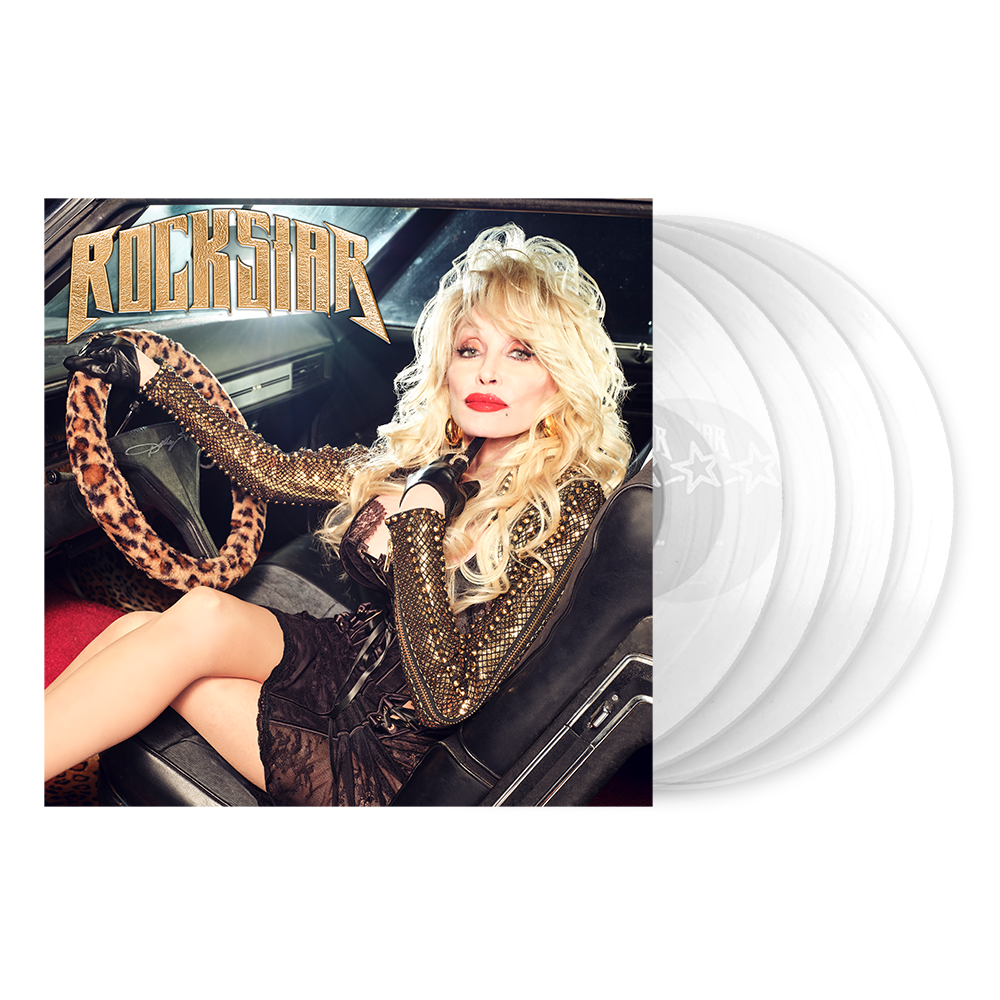 Rockstar 4LP Dolly Hot Rod Cover Clear Vinyl Box Set