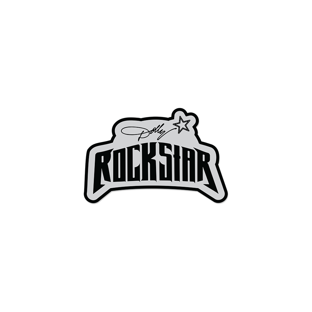 Rockstar Light Grey Sticker