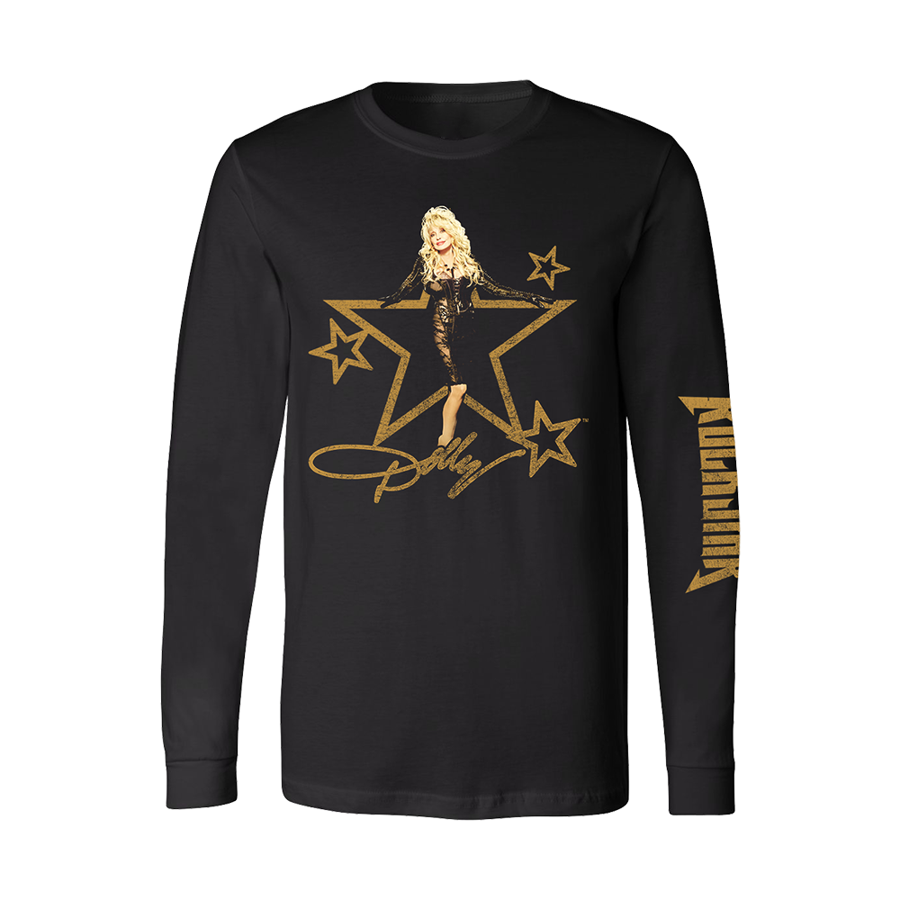 Rockstar Gold Photo Long Sleeve