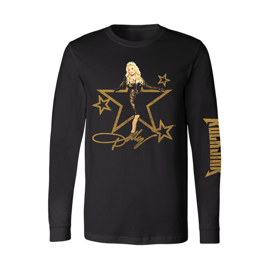 Rockstar Gold Photo Long Sleeve