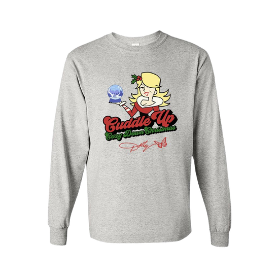 Load image into Gallery viewer, Cuddle Up, Cozy Down Christmas Longsleeve
