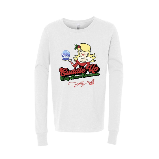 Cuddle Up, Cozy Down Christmas Youth Longsleeve