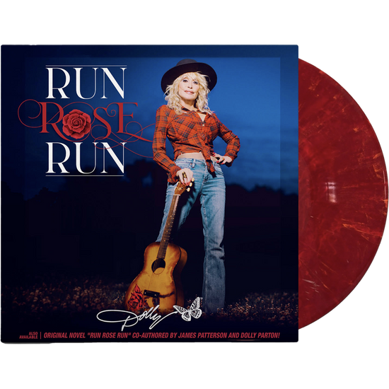 Load image into Gallery viewer, Run, Rose, Run Red Marble Vinyl Album
